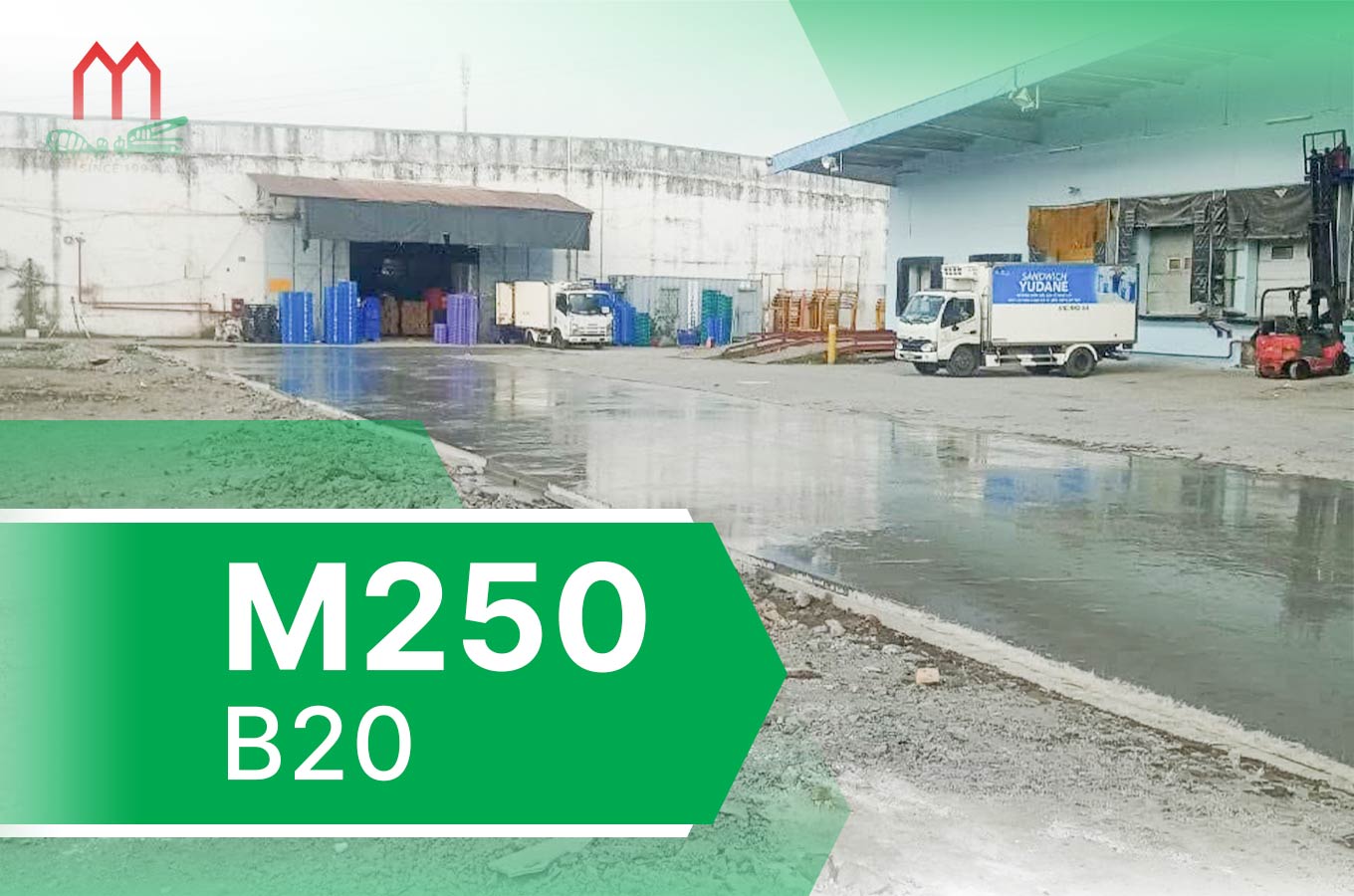 B20, M250 và các mác bê tông liên quan