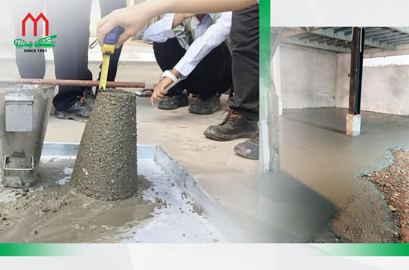 Kiểm tra bê tông tại công trường