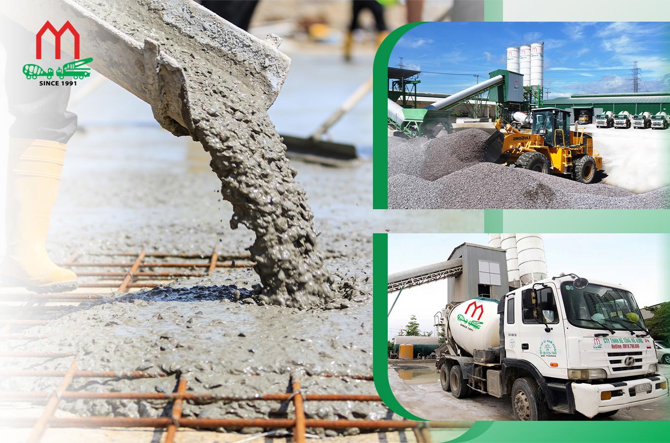 Các yếu tố xác định độ sụt bê tông M400