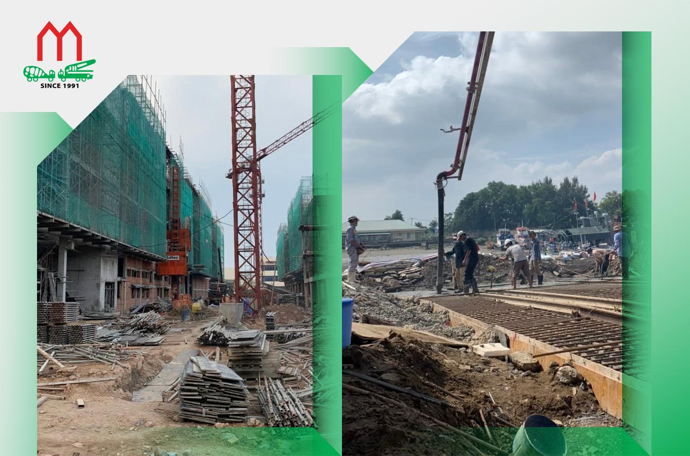 Phạm vi ứng dụng của bê tông M400