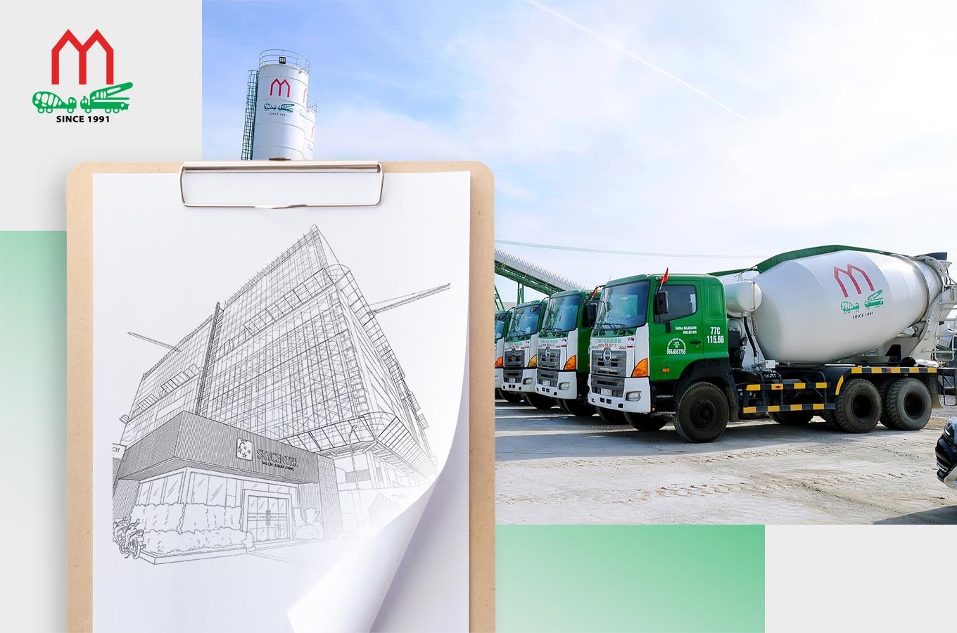 Thống nhất thông số kỹ thuật và kế hoạch giao bê tông trước ngày đổ