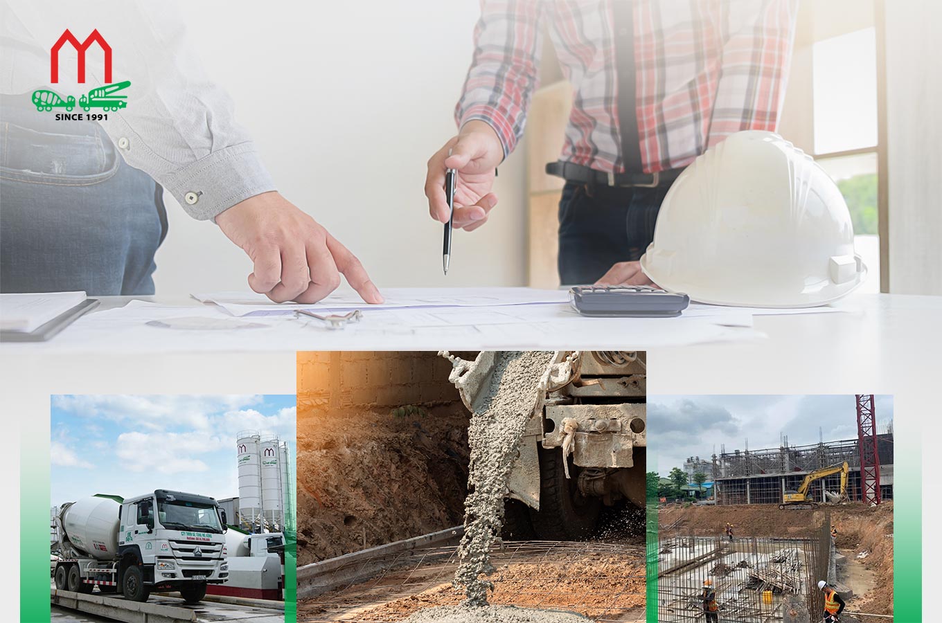Thông tin cần chuẩn bị khi đặt bê tông