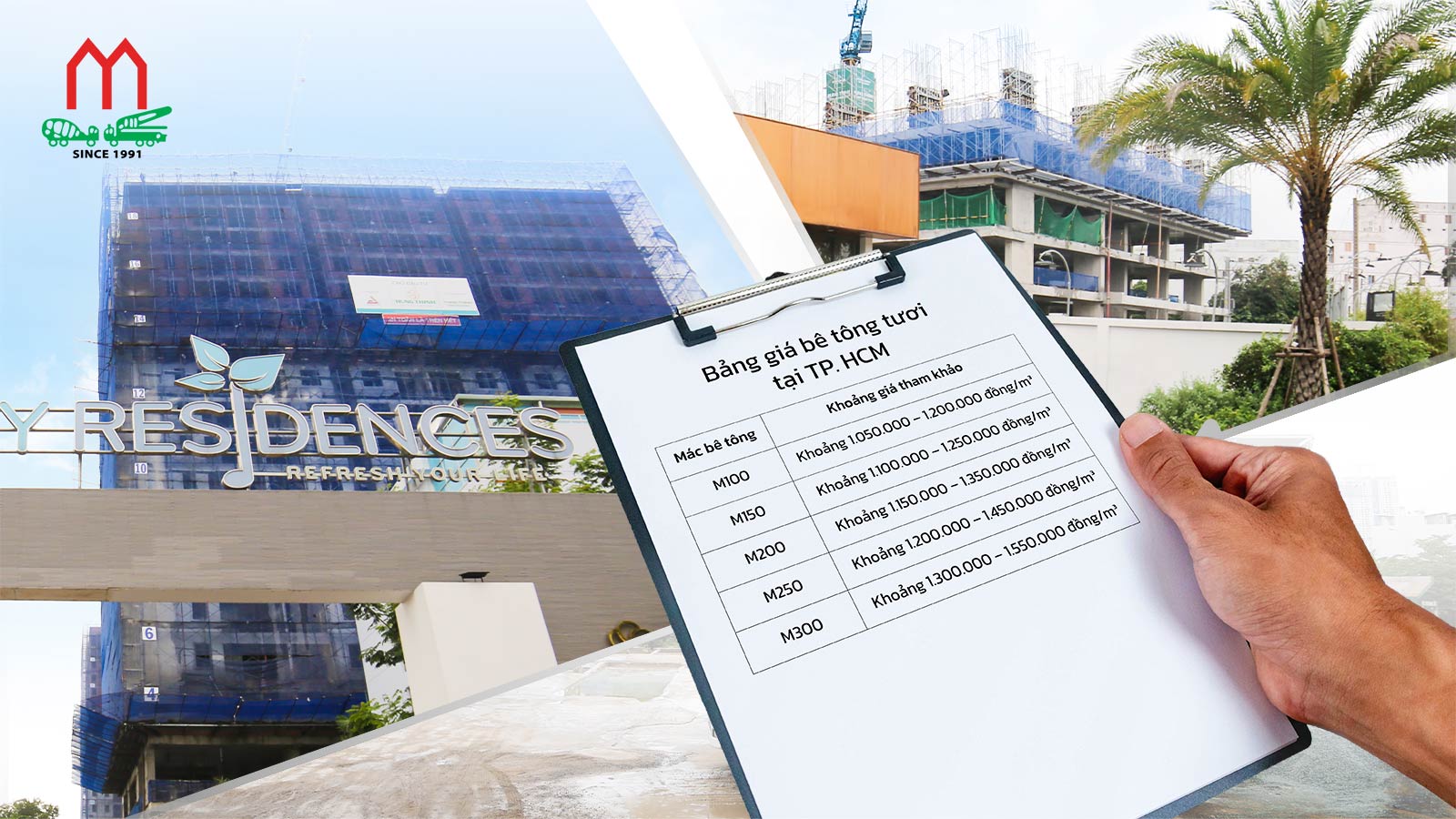 Báo giá được xây dựng dựa trên thông tin thực tế của từng công trình.