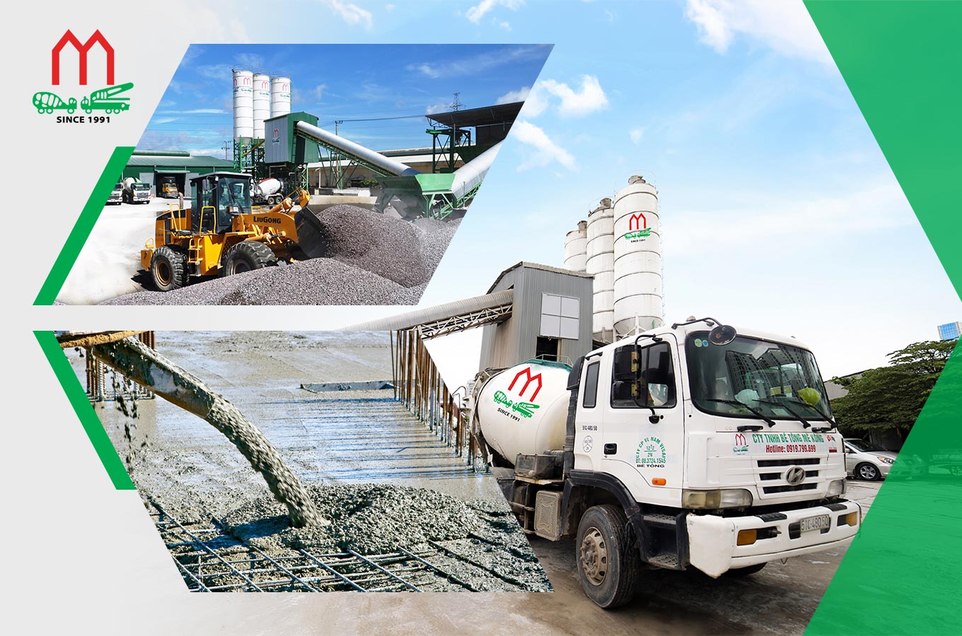 Năng lực sản xuất và điều phối bê tông