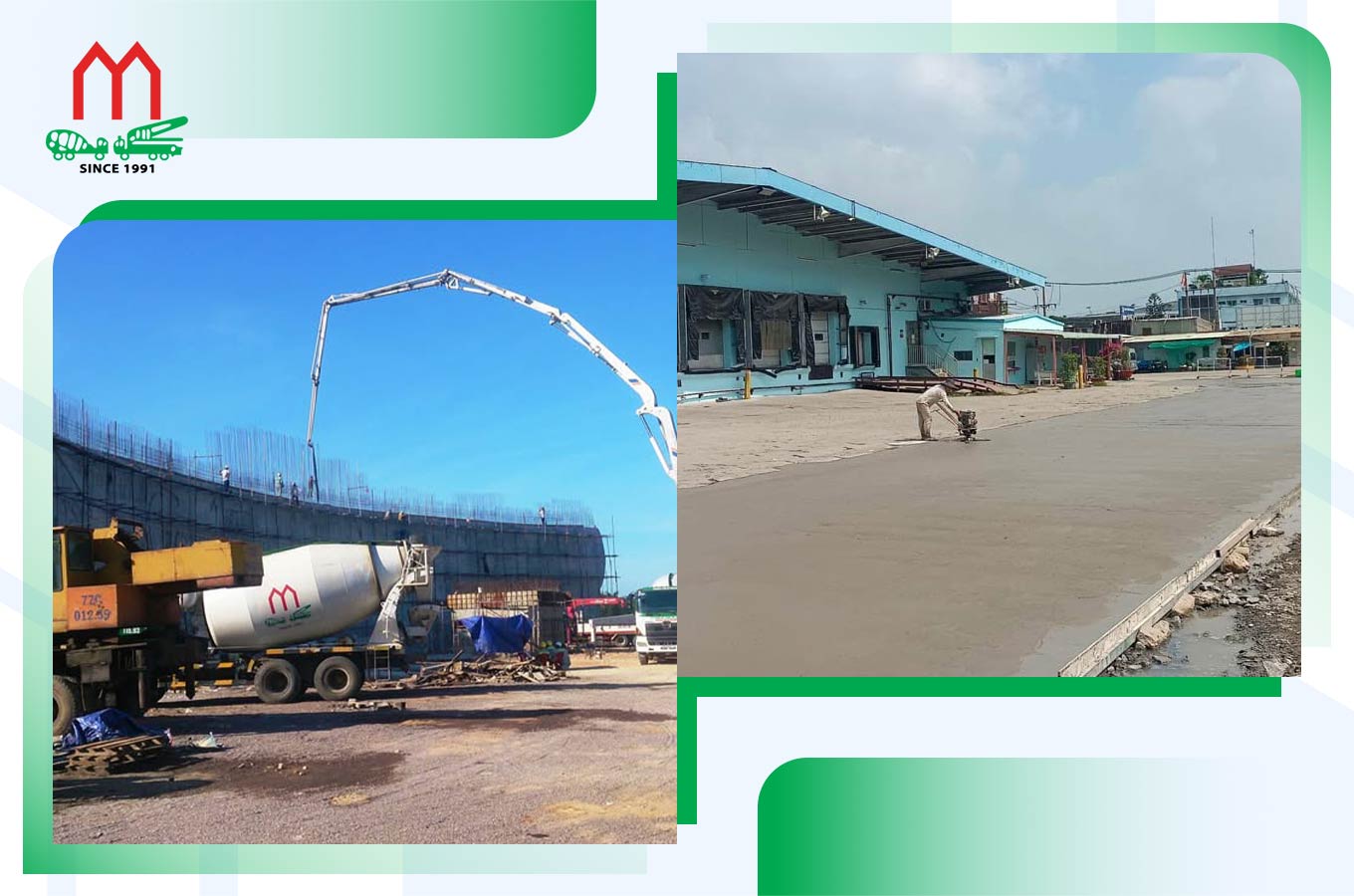 Ứng dụng của bê tông M300 trong xây dựng