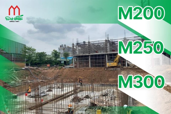 Móng nhà nên sử dụng bê tông mác bao nhiêu?