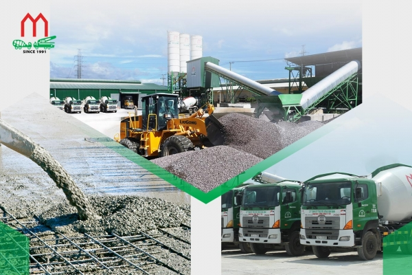 Bê tông tươi Bình Định: Năng lực trạm trộn và khu vực cung cấp